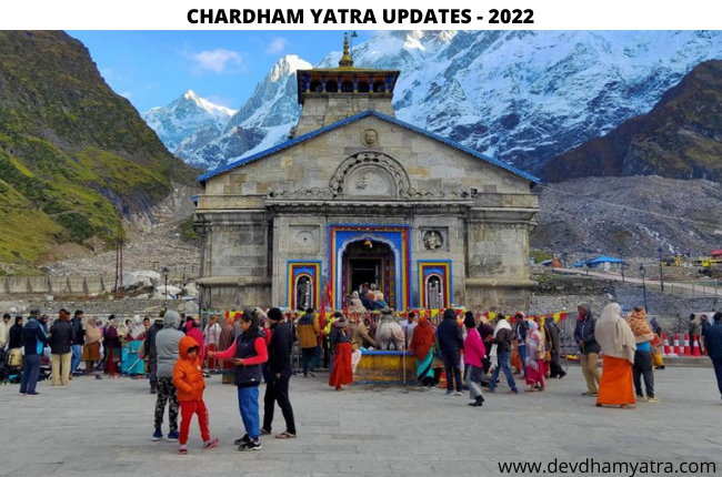 Crowd of devotees gathered in Rishikesh for Chardham Yatra