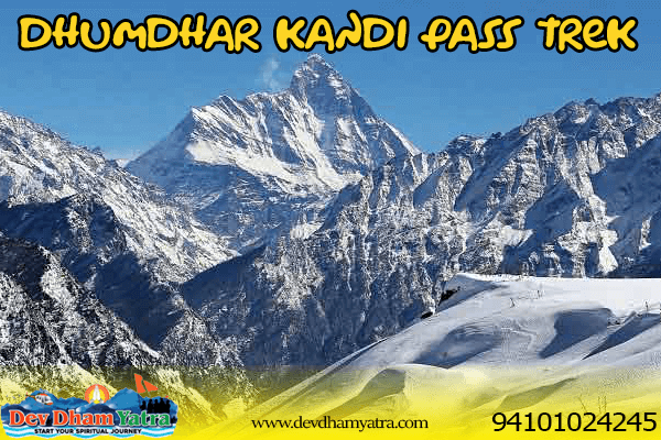 pass in uttarakhand , Garhwal Himalaya , dhumdharkandi pass trek , dhumdharkandi pass altitude , Sankari Range , kalang peak , swargarohani">