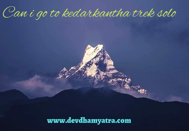 kedarkantha trek