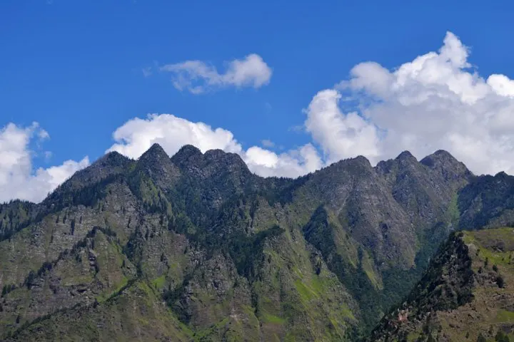 Sleeping Beauty Mountain in Joshimath