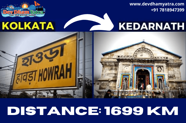 Kolkata to Kedarnath Distance & Journey