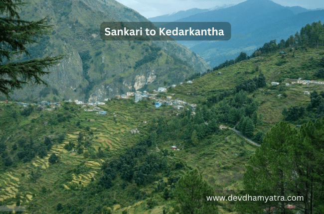 Sankari to Kedarkantha trek distance