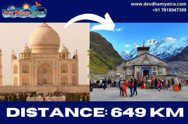 Agra to Kedarnath Distance & Journey