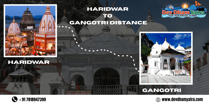 Haridwar to Gangotri Distance