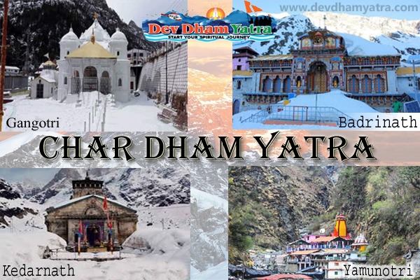 All Chardham Yatra places which includes Badrinath, Kedarnath, Gangotri and yamunotri in single frame.