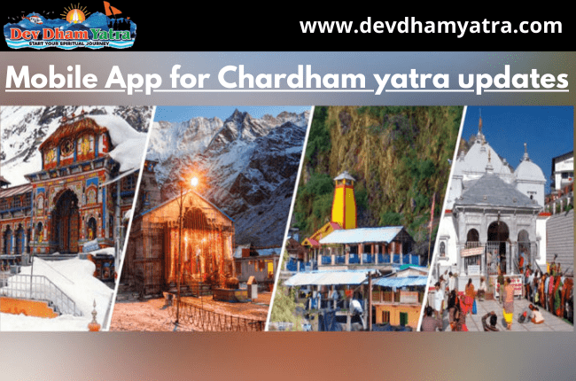 This mobile App will show the updates (weather, landslides) for the Chardham yatra