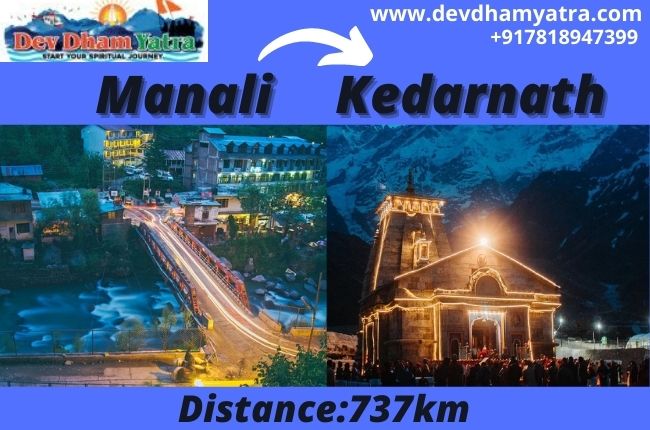 Manali to Kedarnath Distance & Journey