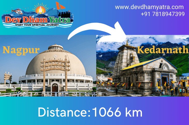 Nagpur to Kedarnath Distance & Journey