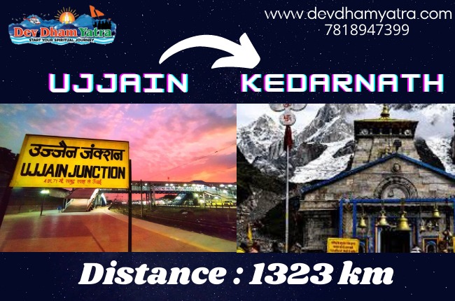 Ujjain to Kedarnath Distance & Journey