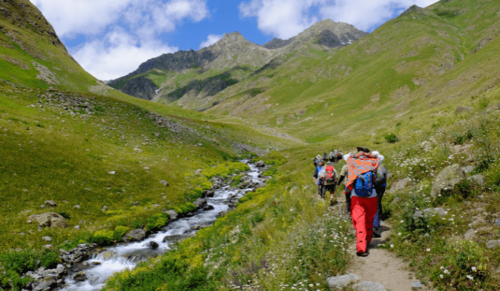 About the Auden’s Col Trek