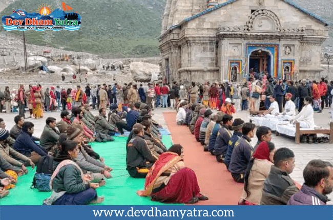 Yoga in Kedarnath on International Yoga Day