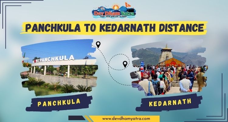 Panchkula to kedarnath distance