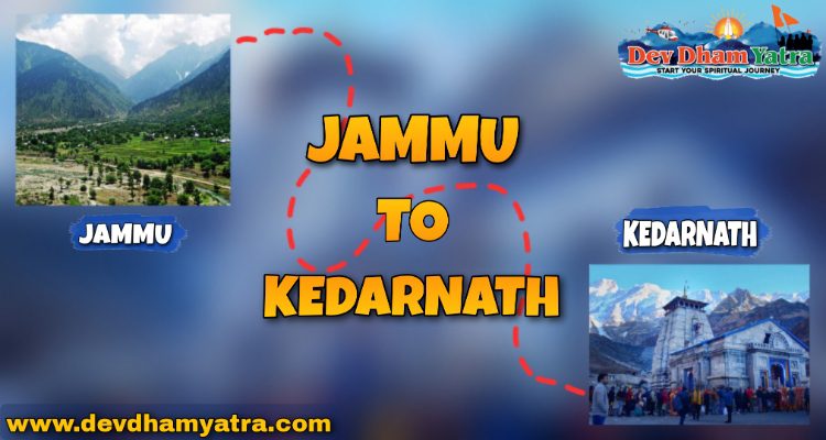 jammu to kedarnath distance