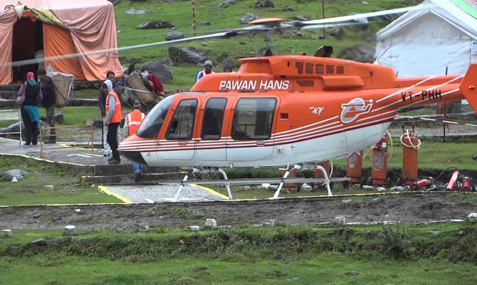 Kedarnath by helicopter