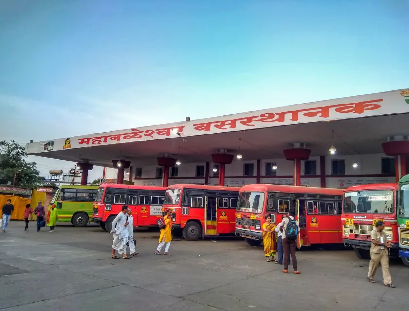 MSRTC Bus stand Pune