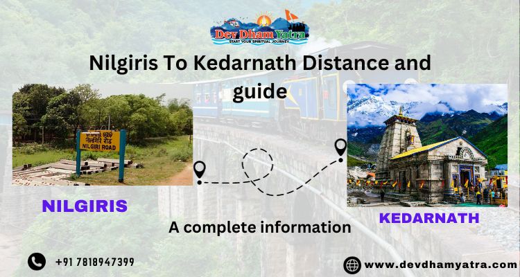 Nilgiris To Kedarnath Distance and guide: A complete information