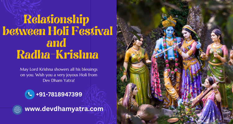 Relationship between Holi festival and Radha-Krishna