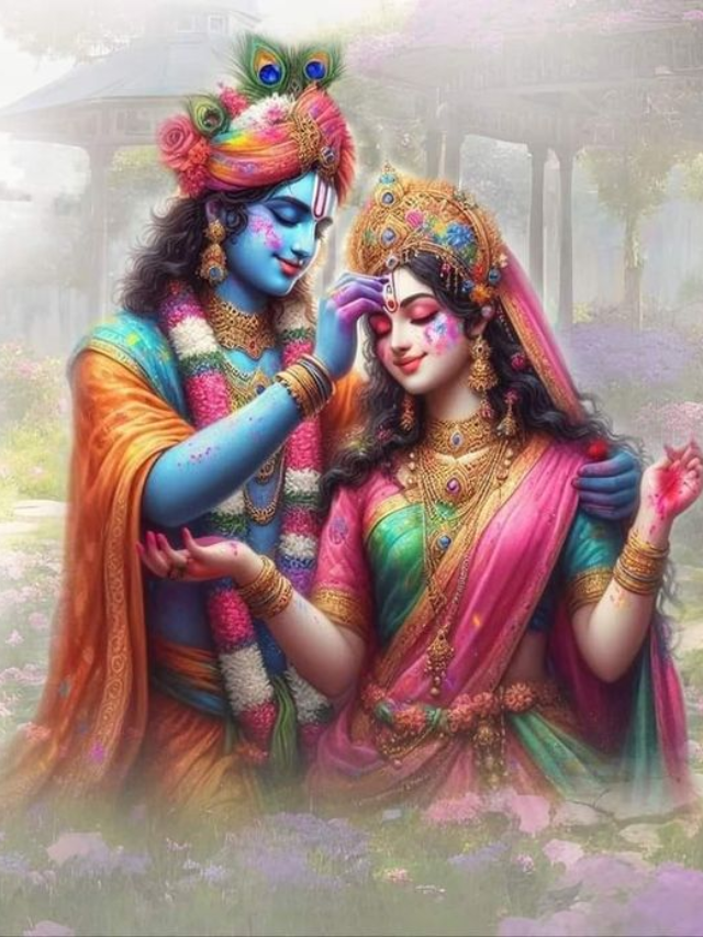 Relationship between Holi and Radha-Krishna