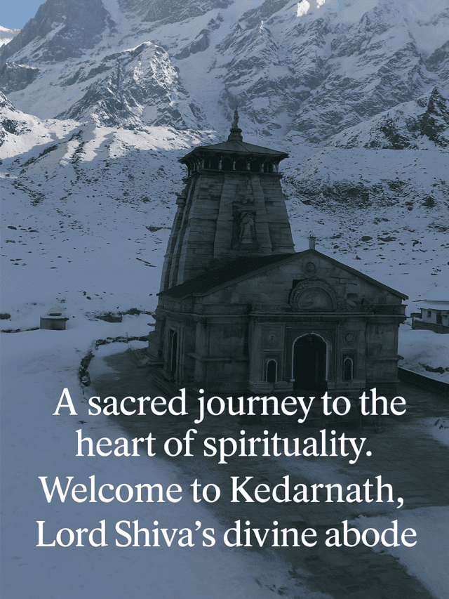 A sacred journey to the heart of spirituality. Welcome to Kedarnath, Lord Shiva’s divine abode.