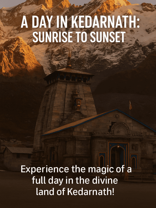 A Day in Kedarnath: Sunrise to Sunset