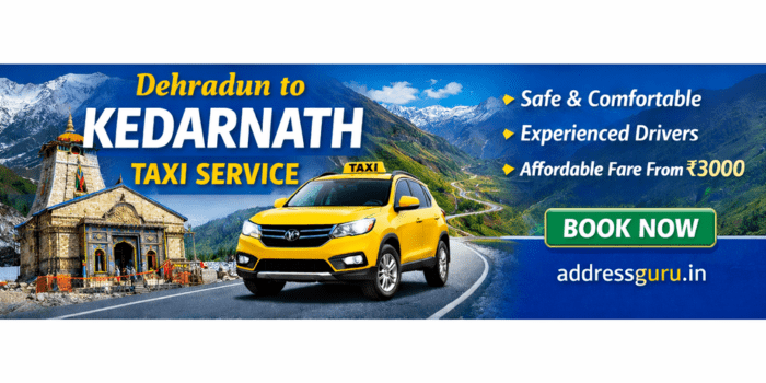 Dehradun to kedarnath taxi service.