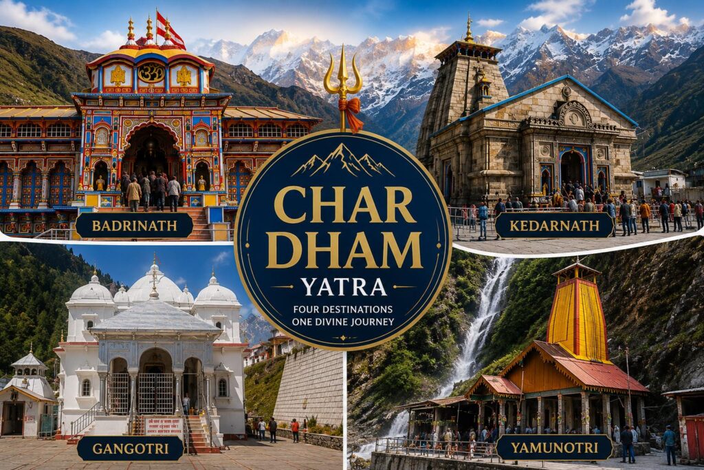 Char Dham opening and closing date 2026
